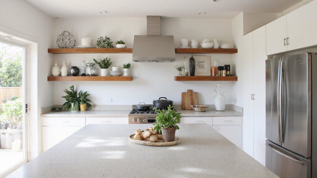 curated open shelving elegance