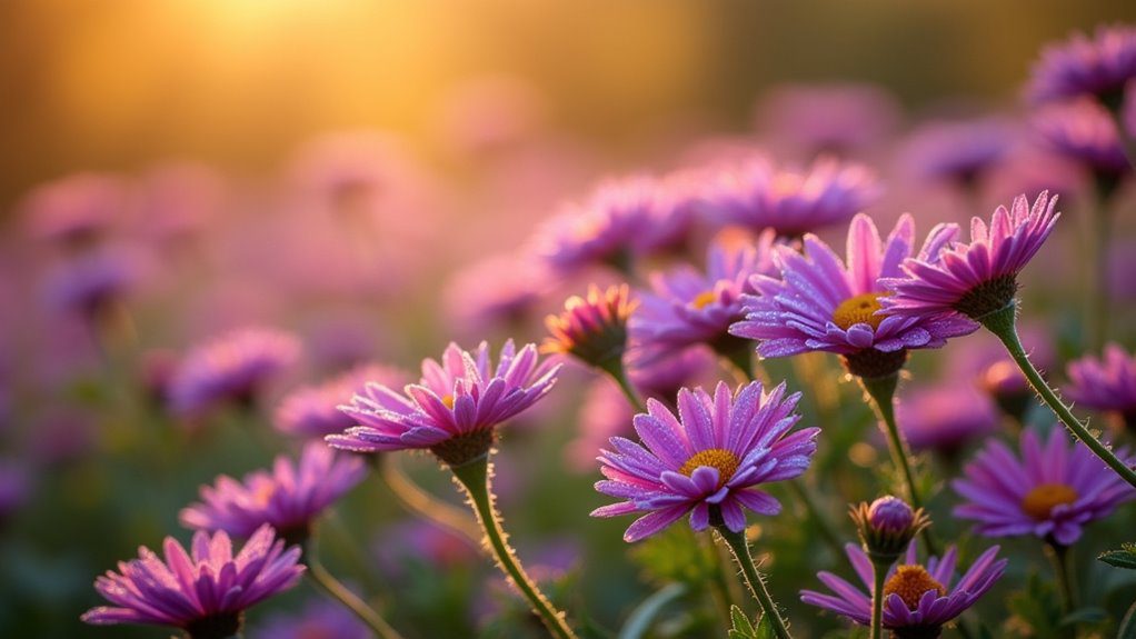 delicate star shaped autumn blooms
