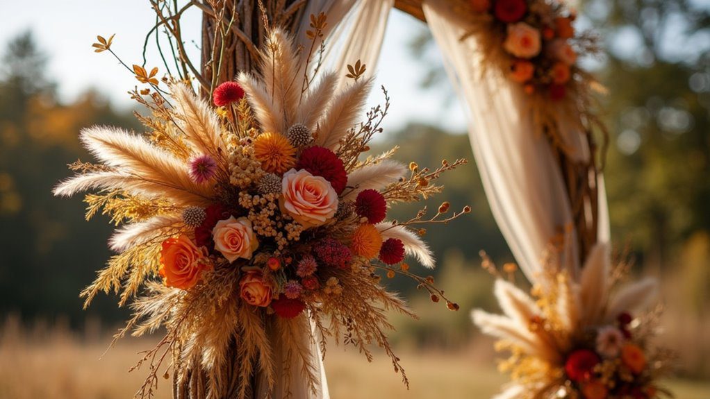 dried flowers for autumn