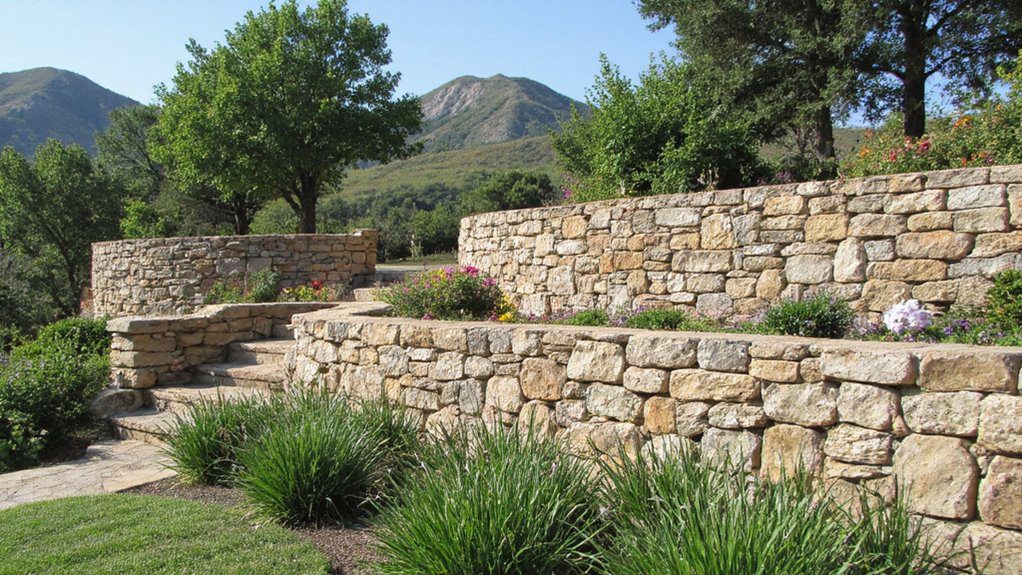 durable interlocking stone walls