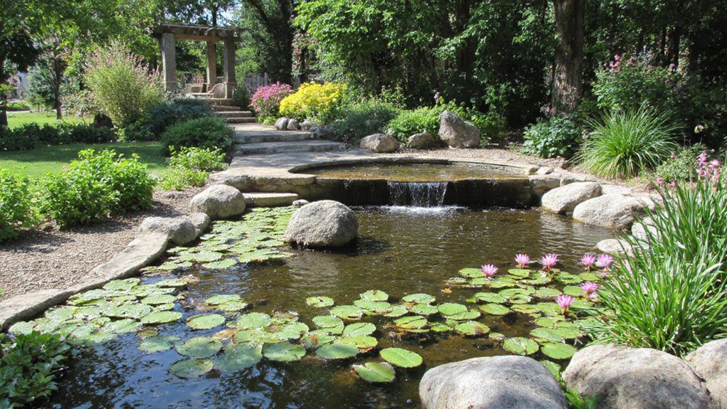 dynamic garden water features