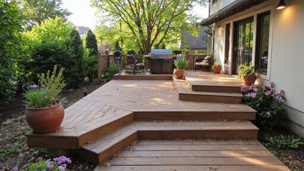 dynamic multi level deck design