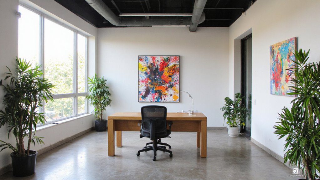 inspiring artwork enhances productivity