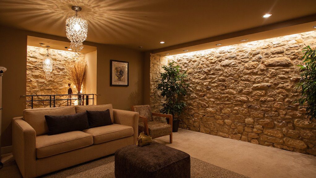 layered lighting for ambiance