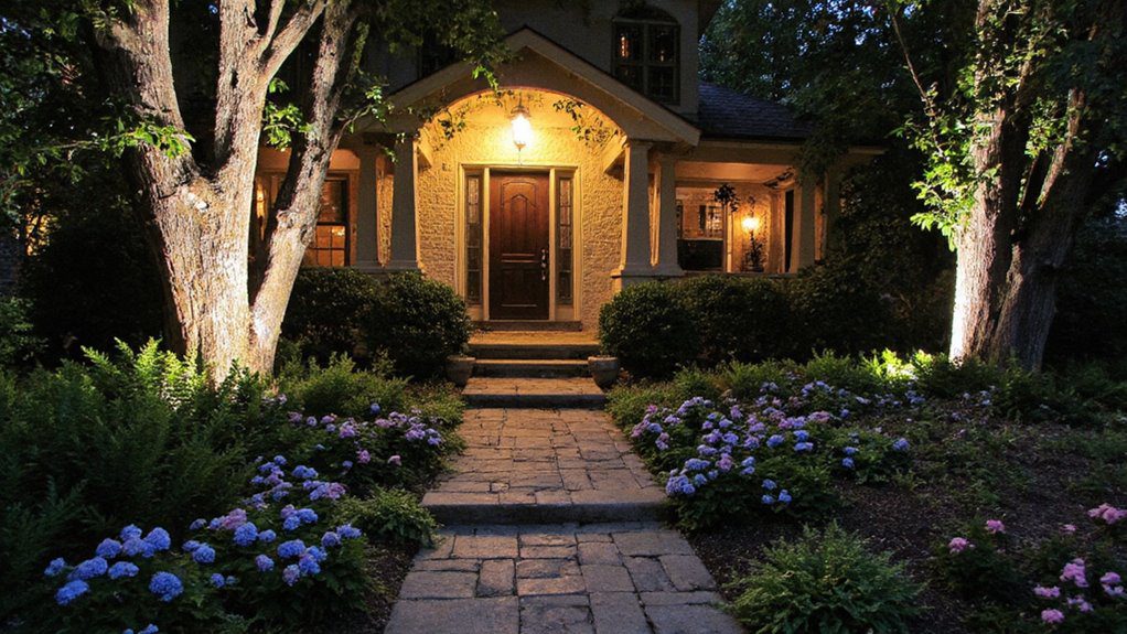 layered outdoor lighting design