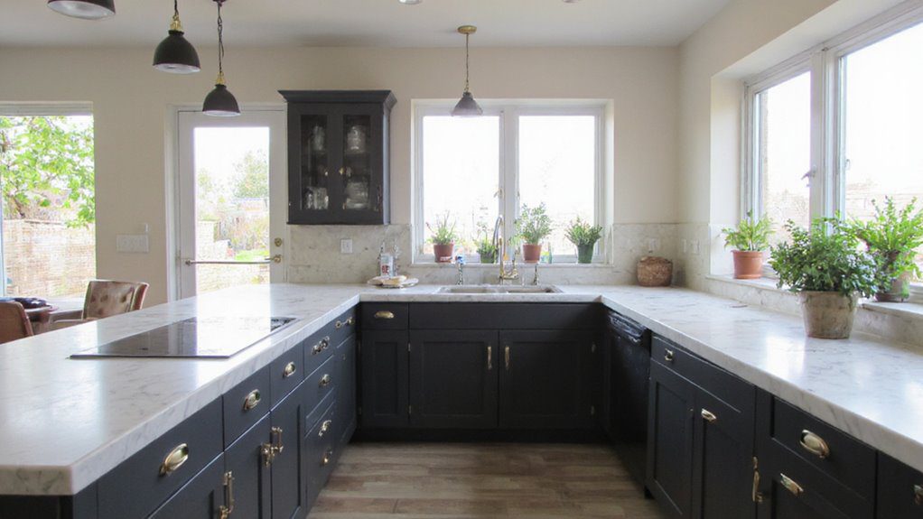 matte cabinets enhance sophistication