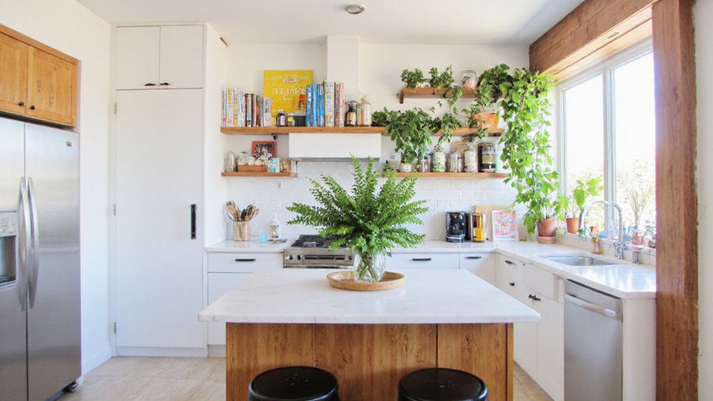 maximize vertical kitchen storage