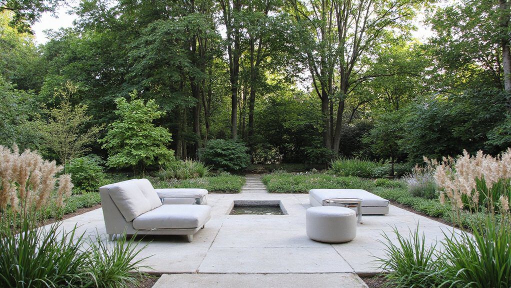 minimalist garden furniture design