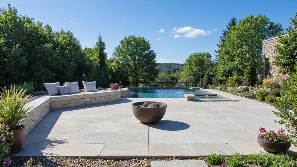minimalist modern patio design