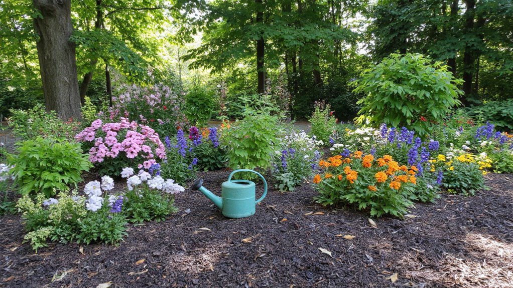 mulch retains soil moisture