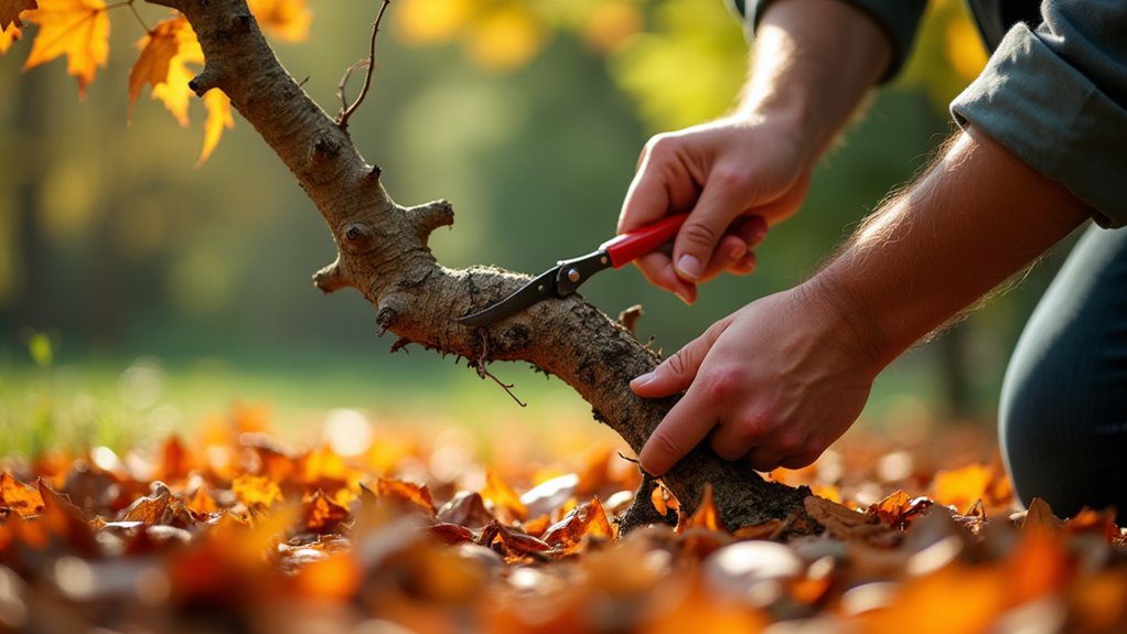 prune dead branches promptly