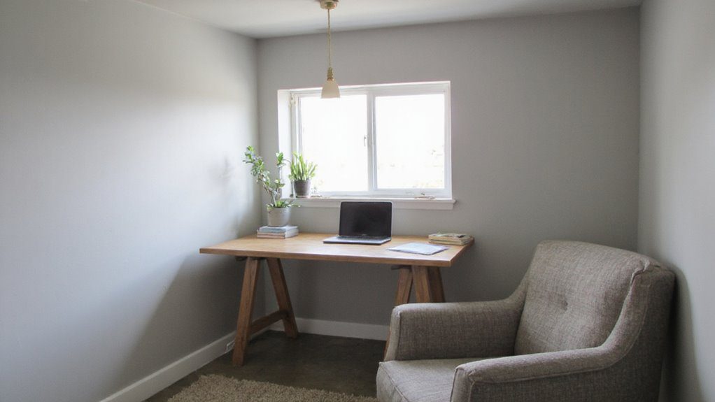 quiet functional inviting workspace