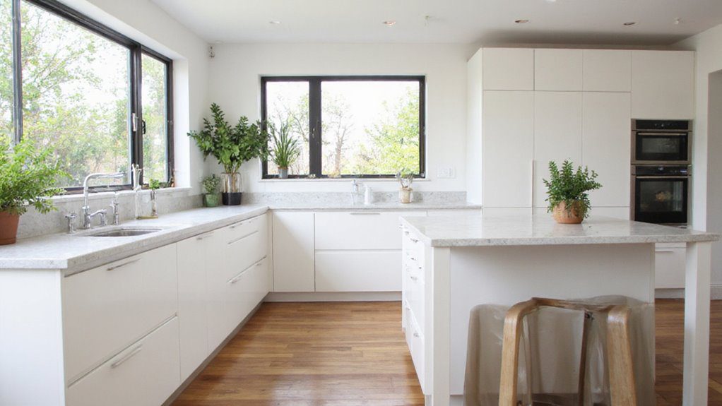 sleek simple elegant cabinetry