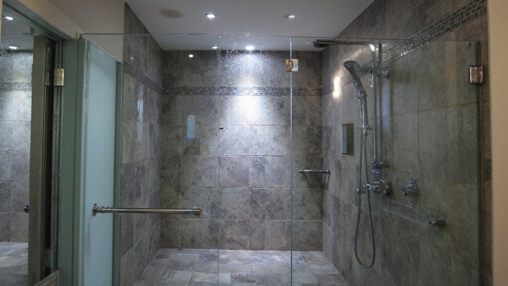 soothing led shower ambiance