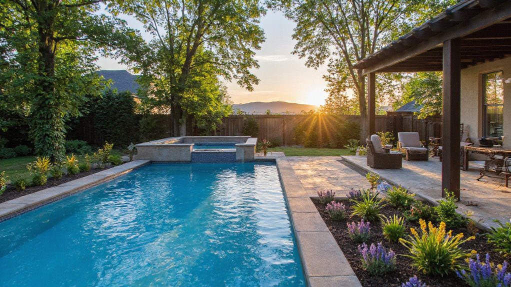 stylish poolside shade solution
