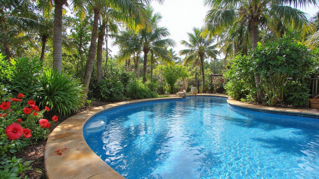 sustainable poolside greenery alternatives