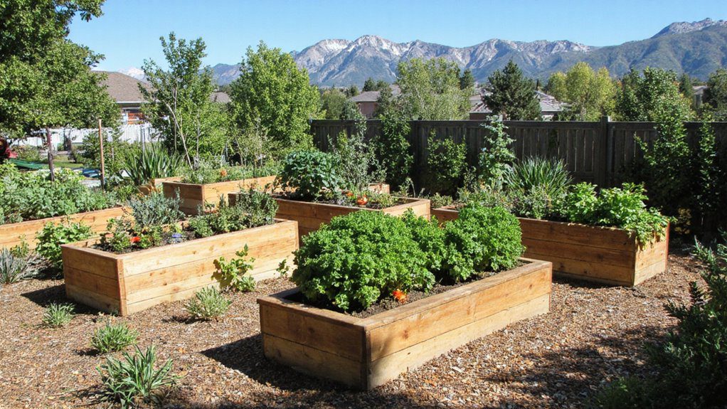 sustainable raised vegetable beds