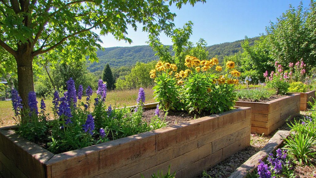 sustainable timber raised beds