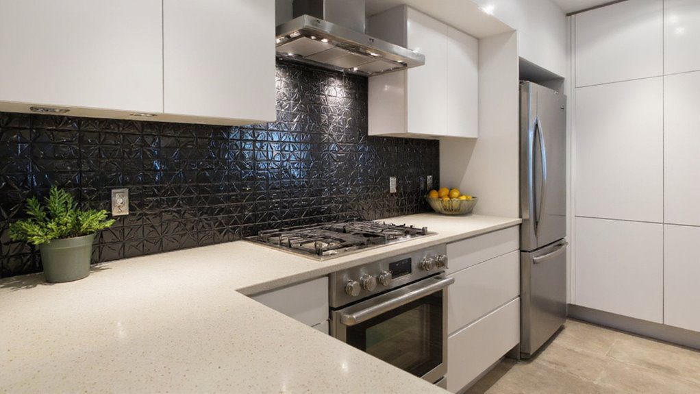 textured kitchen backsplash materials