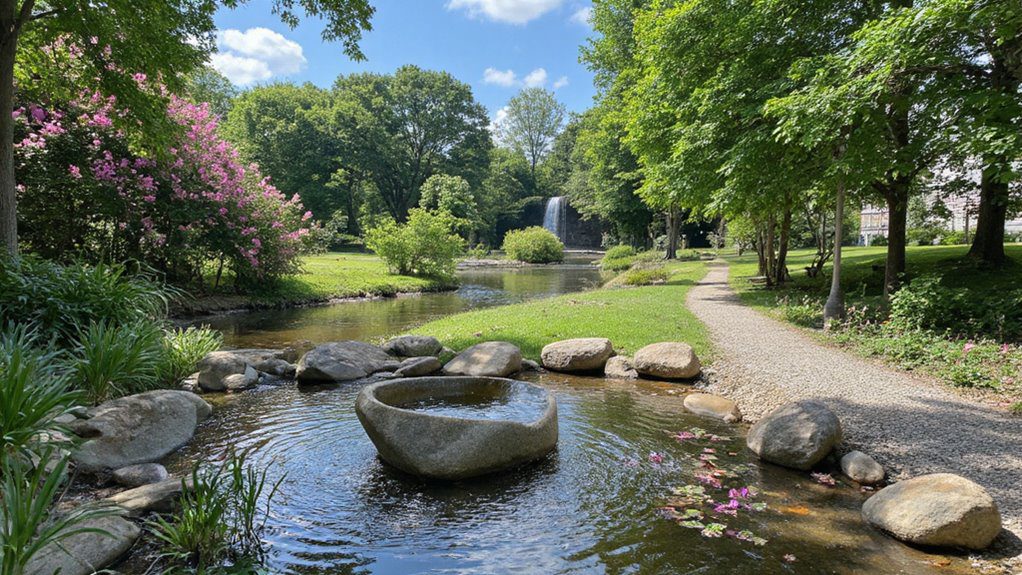 tranquil water features integration