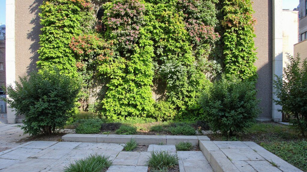 vertical gardens maximize greenery