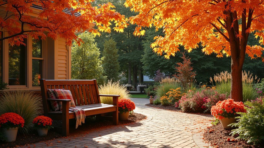 warm colored foliage enhancement