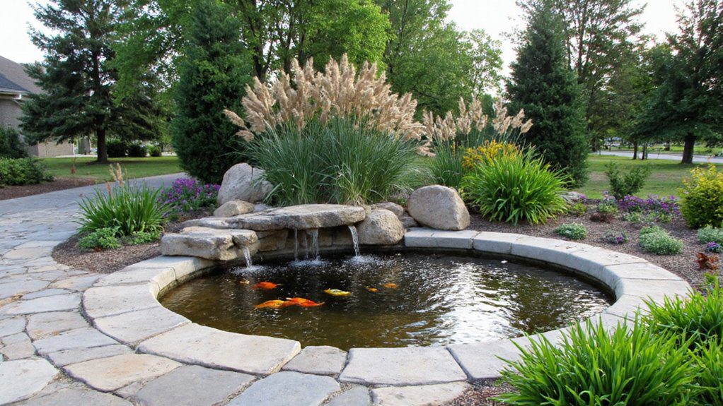 water feature focal point