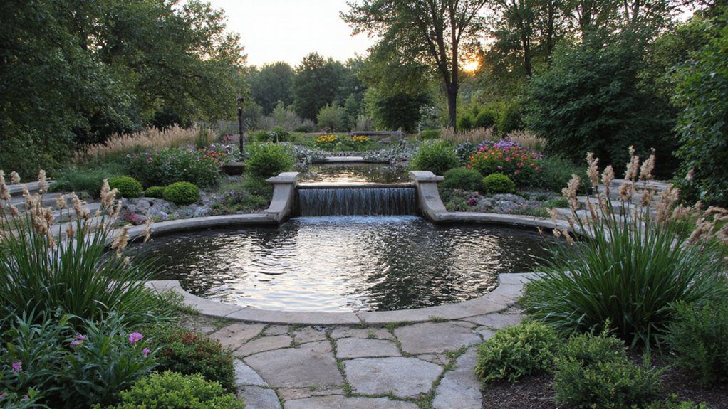 water features enhance gardens