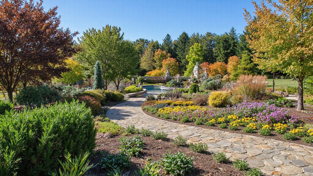 year round landscape visual interest