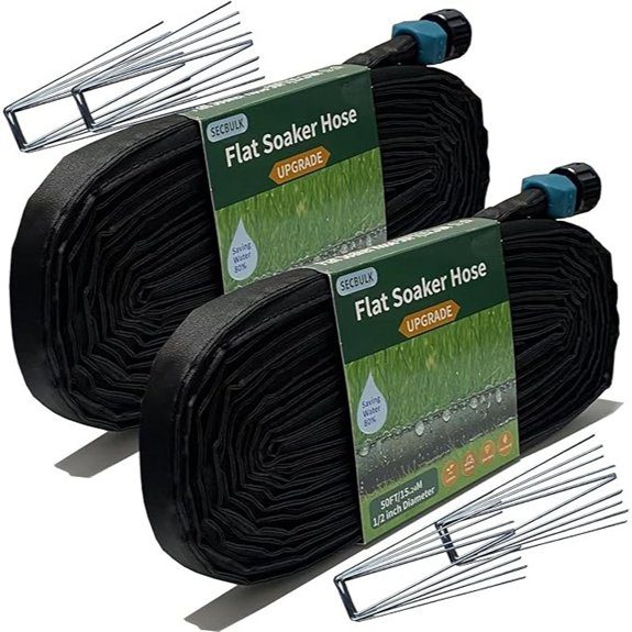 Secbulk 2026 100ft Linkable Flat Soaker Hose