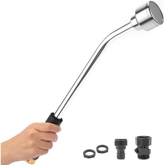 18-inch Soft Rain Watering Wand with Shutoff Valve