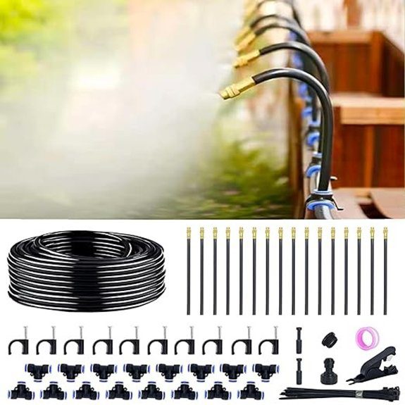 360° Adjustable 50FT Drip & Mister Irrigation System