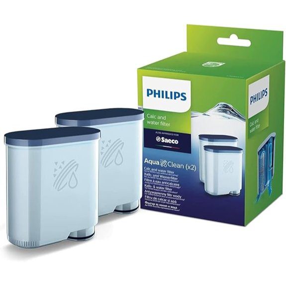 Philips AquaClean Original Calc and Water Filter No Descaling up to 5,000 cups Reduces Formation of Limescale 2 AquaClean Filters (CA6903/22)