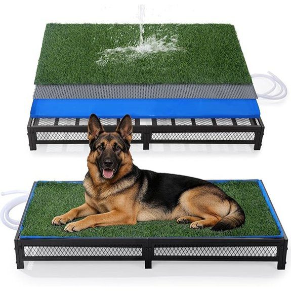 HOMBYS Porch Potty Artificial Grass Dog Litter Tray