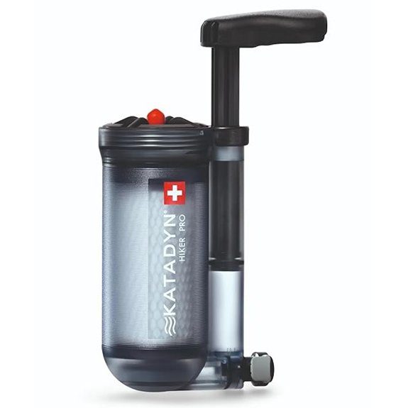 Katadyn Hiker Pro Hand Pump Water Filter for Backpacking Camping Emergency Survival