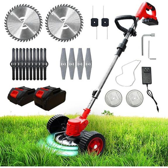 Syluris Battery-Powered Electric String Trimmer with Blades