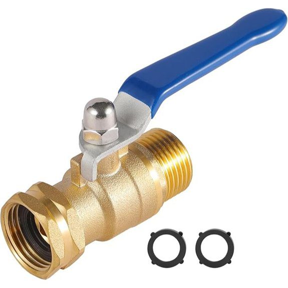 BILAL Brass 3/4 Garden Hose Shut-Off Ball Valve