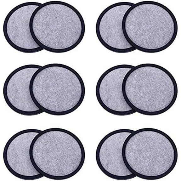 12-Pack Replacement Charcoal Water Filter Discs for Mr. Coffee Brewers Coffee Machines