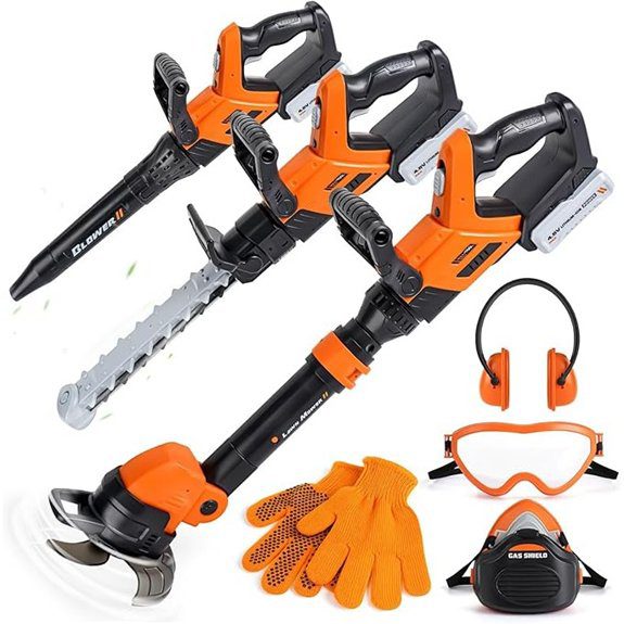 3-in-1 Kids Yard Tools Set with Lights & Sounds
