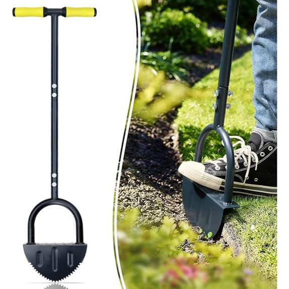 Colwelt 38 Saw-Tooth Half Moon Lawn Edger