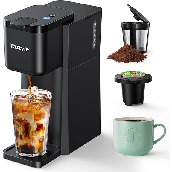 Mini Single-Serve Hot & Iced Coffee Maker (K-Cup)