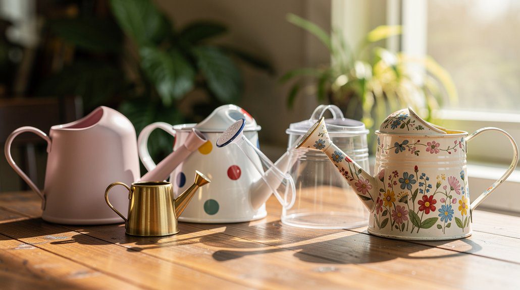 cute indoor plant watering cans