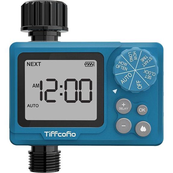 TiFFCOFiO Digital Outdoor Sprinkler Timer (1 Pack)