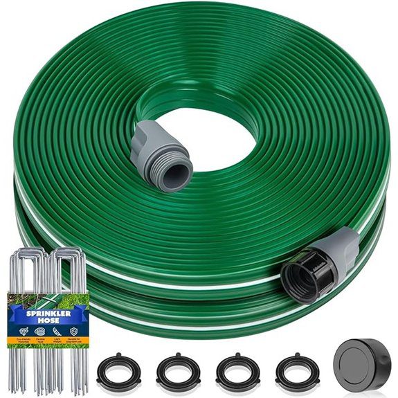 Jin&Bao 50FT Sprinkler Hose for Lawn and Garden