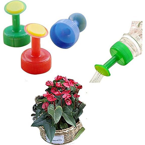 5-Pack Watering Can Bottle Cap Sprinklers for Plants