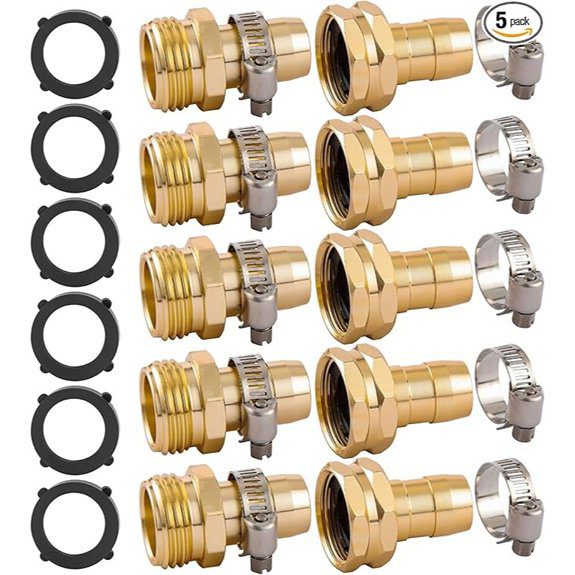Garden Hose Repair Connector Kit (5-Pack)