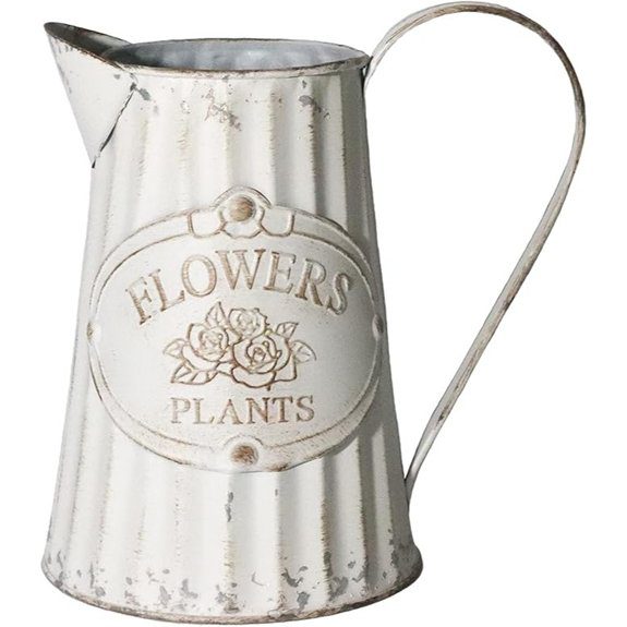 Galvanized Antique Watering Can Pitcher (8)