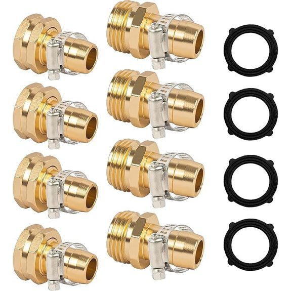 LIULO TOOL Garden Hose Repair Connector Kit (4 Sets)
