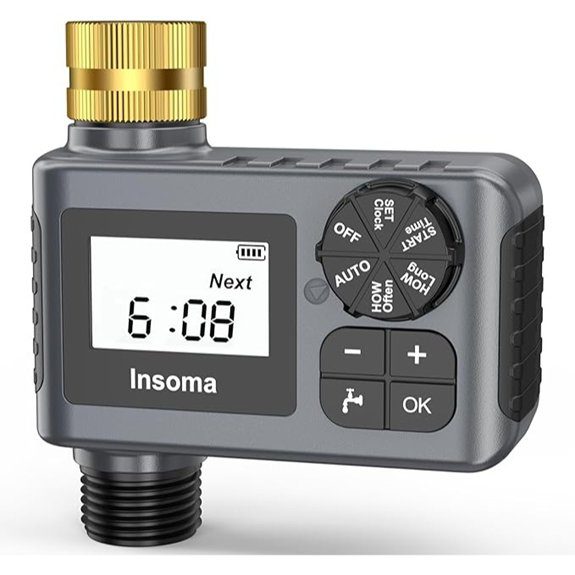 Outdoor Garden Hose Water Timer with Rain Delay