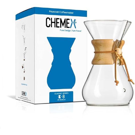 Chemex Classic Series 8-Cup Pour-Over Coffeemaker